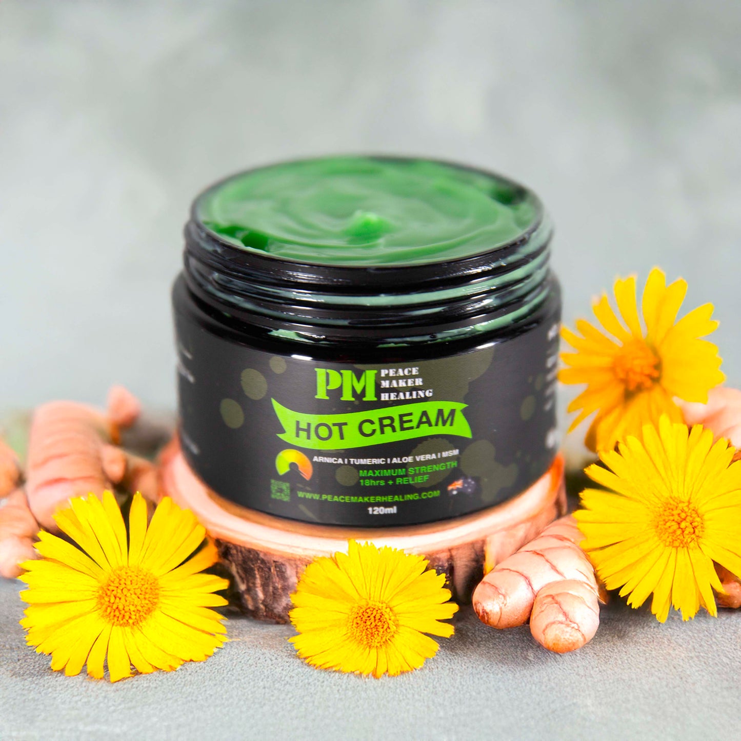 Natural Organic HOT Cream 120mls