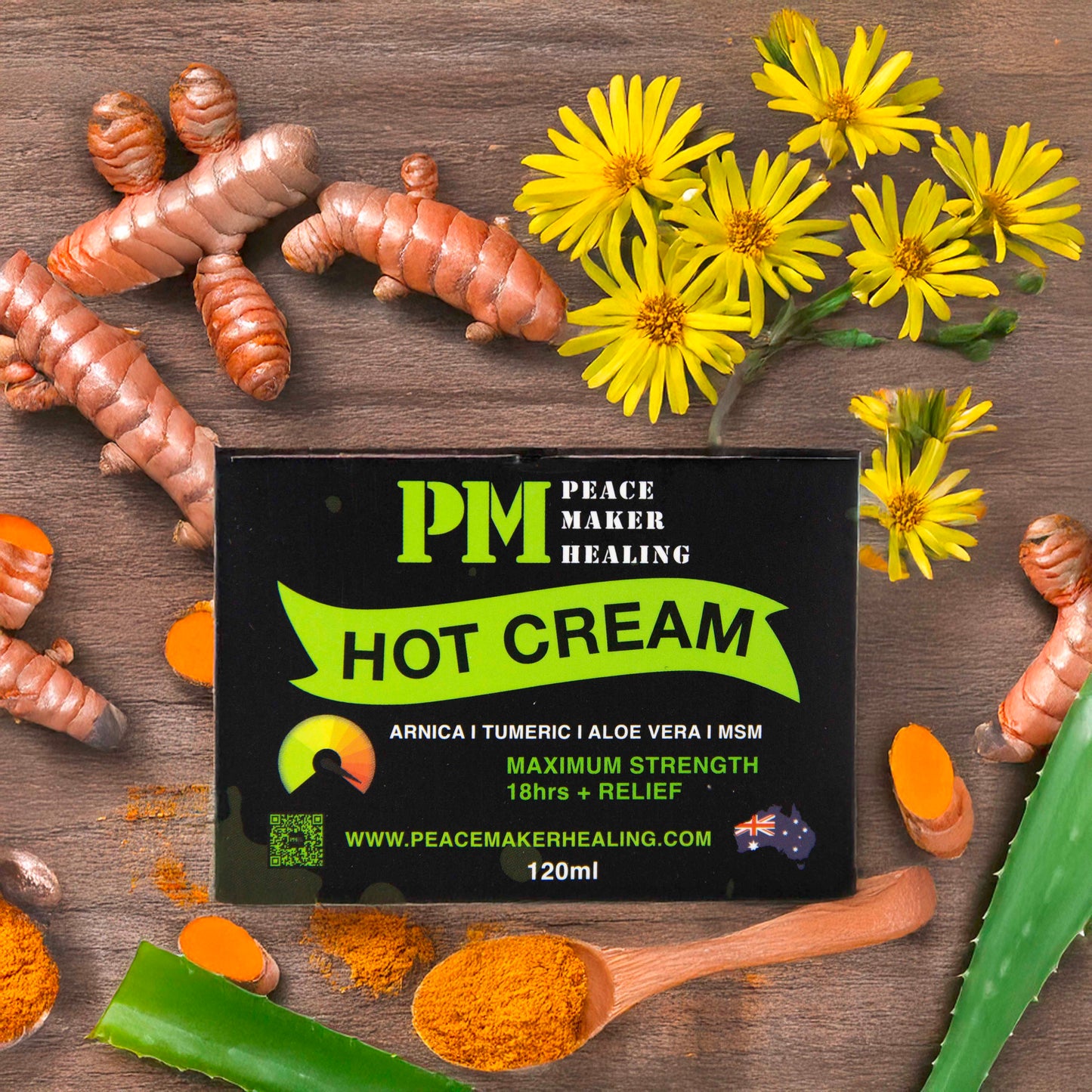 Natural Organic HOT Cream 120mls