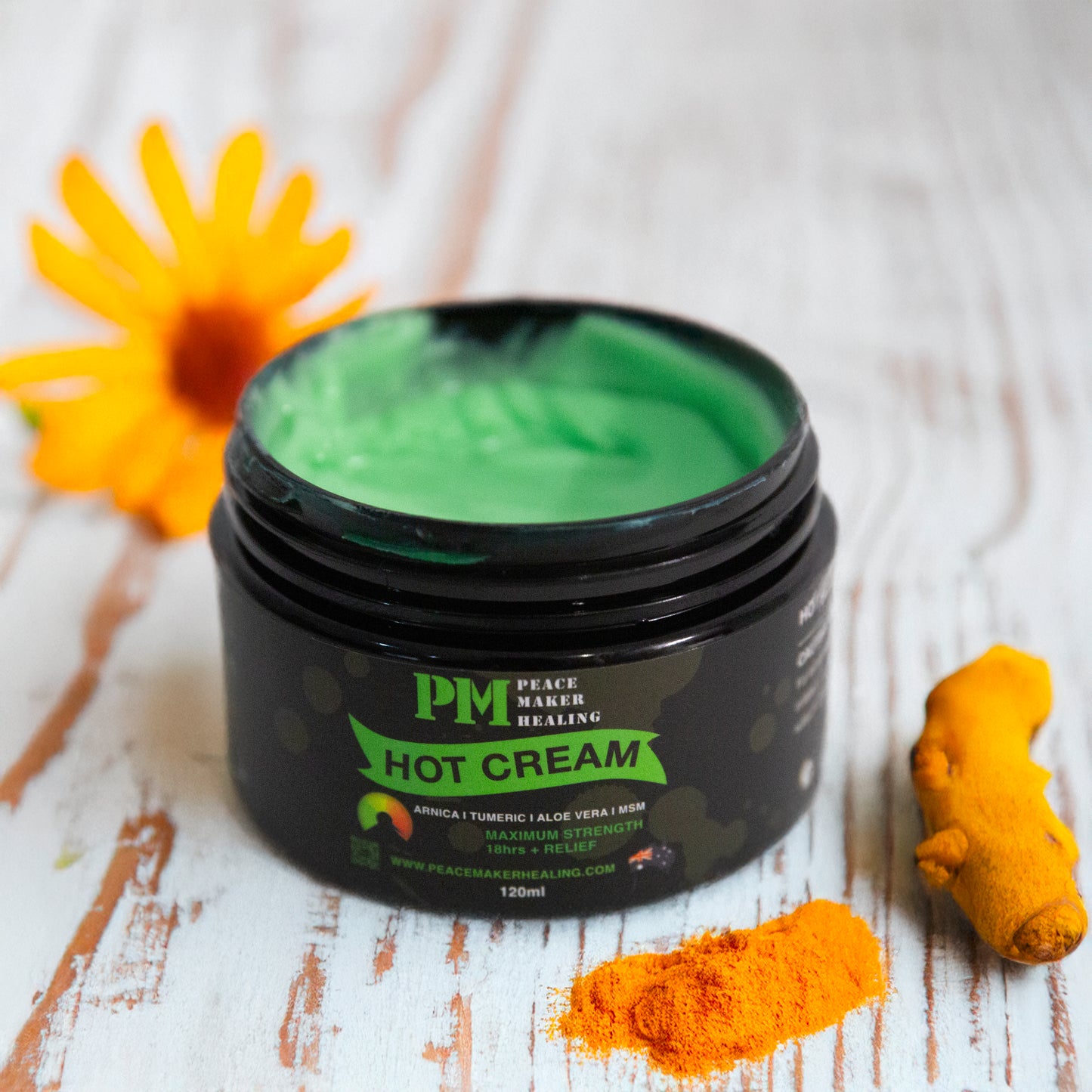 Natural Organic HOT Cream 120mls