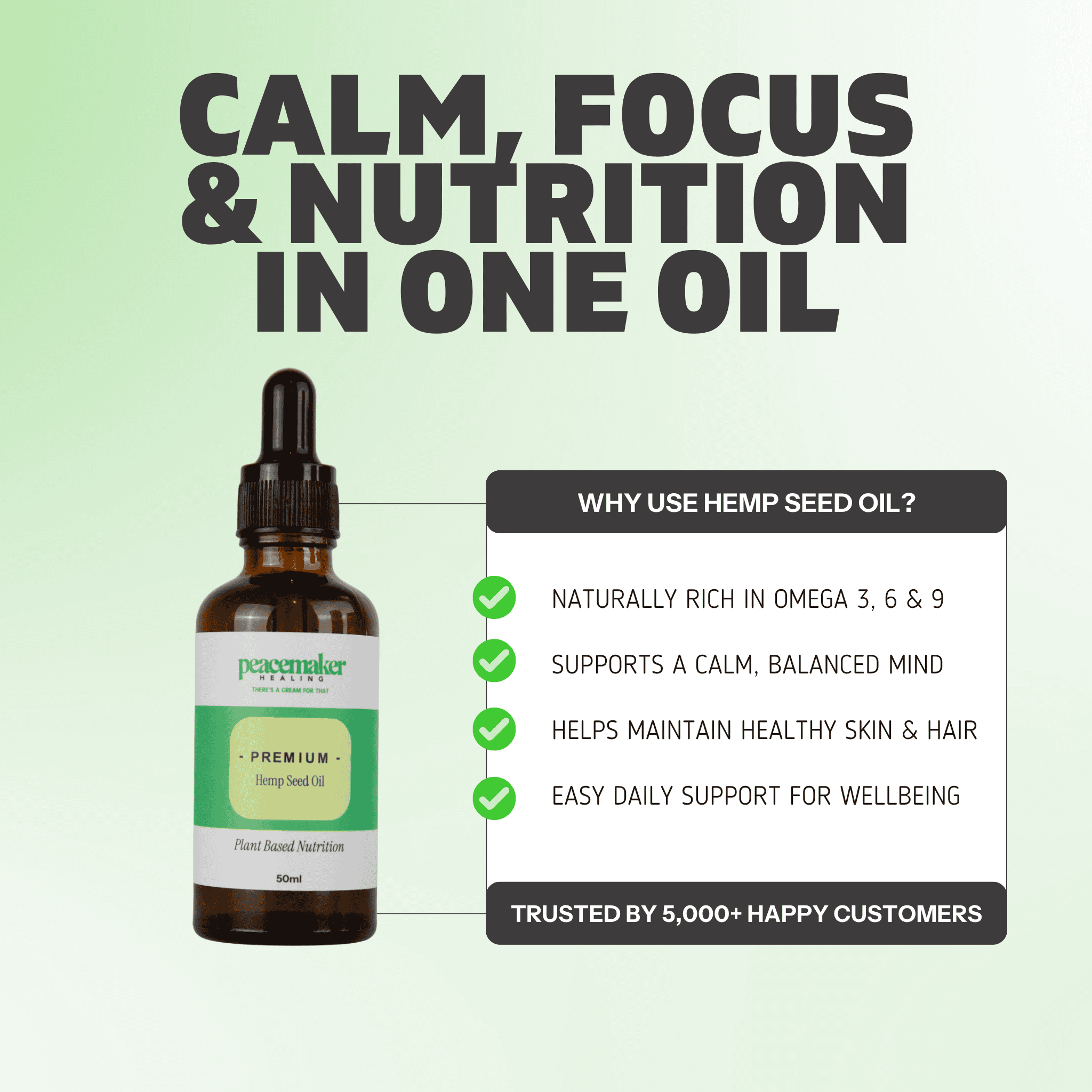 Premium Hemp Seed Oil