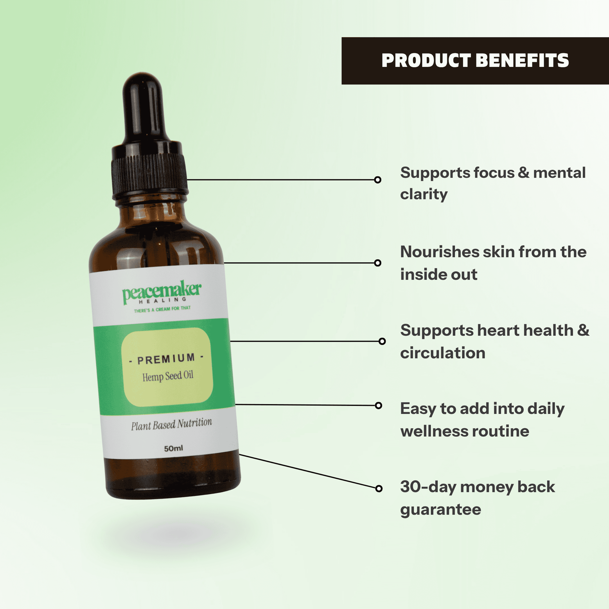 Premium Hemp Seed Oil