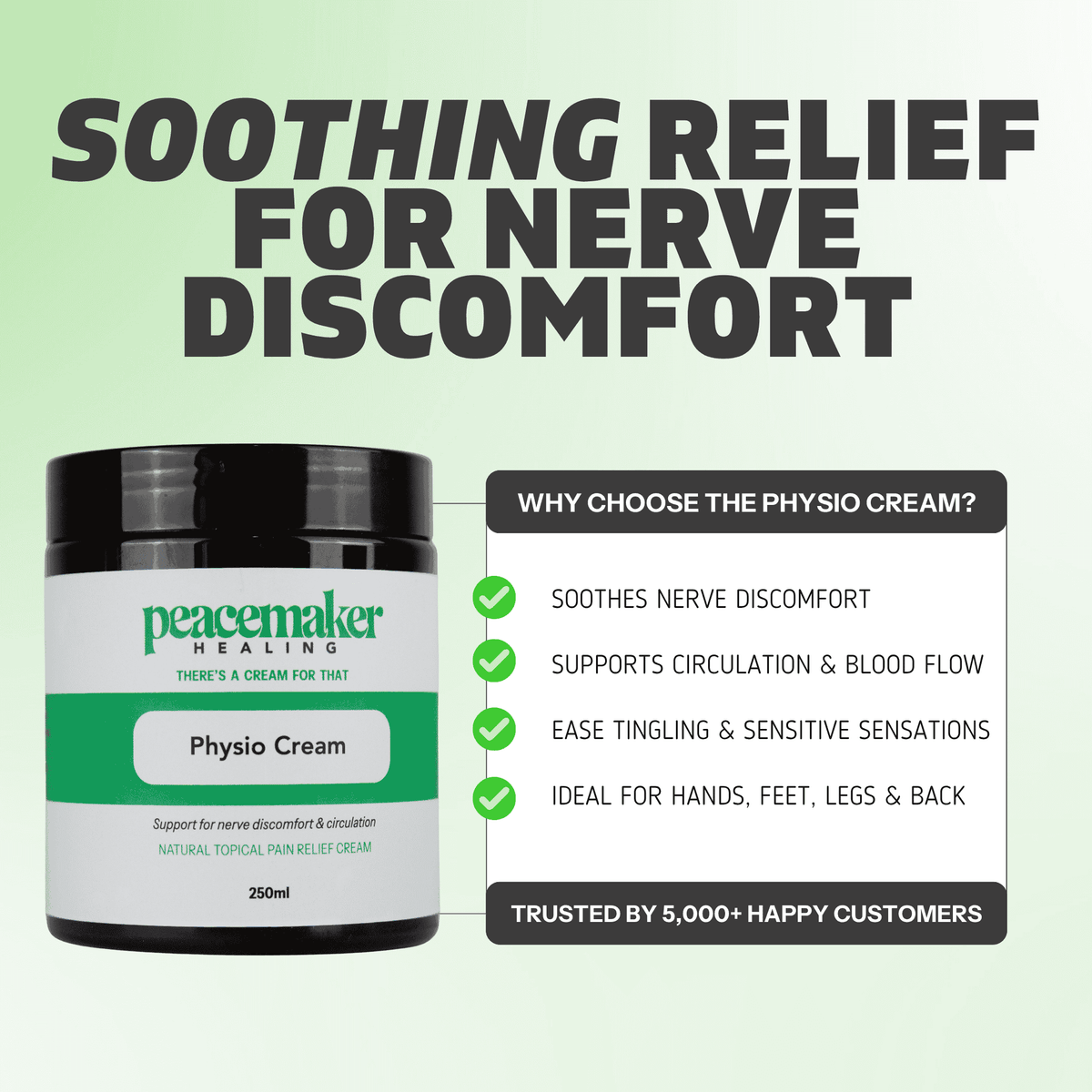 Physio Cream — product benefits